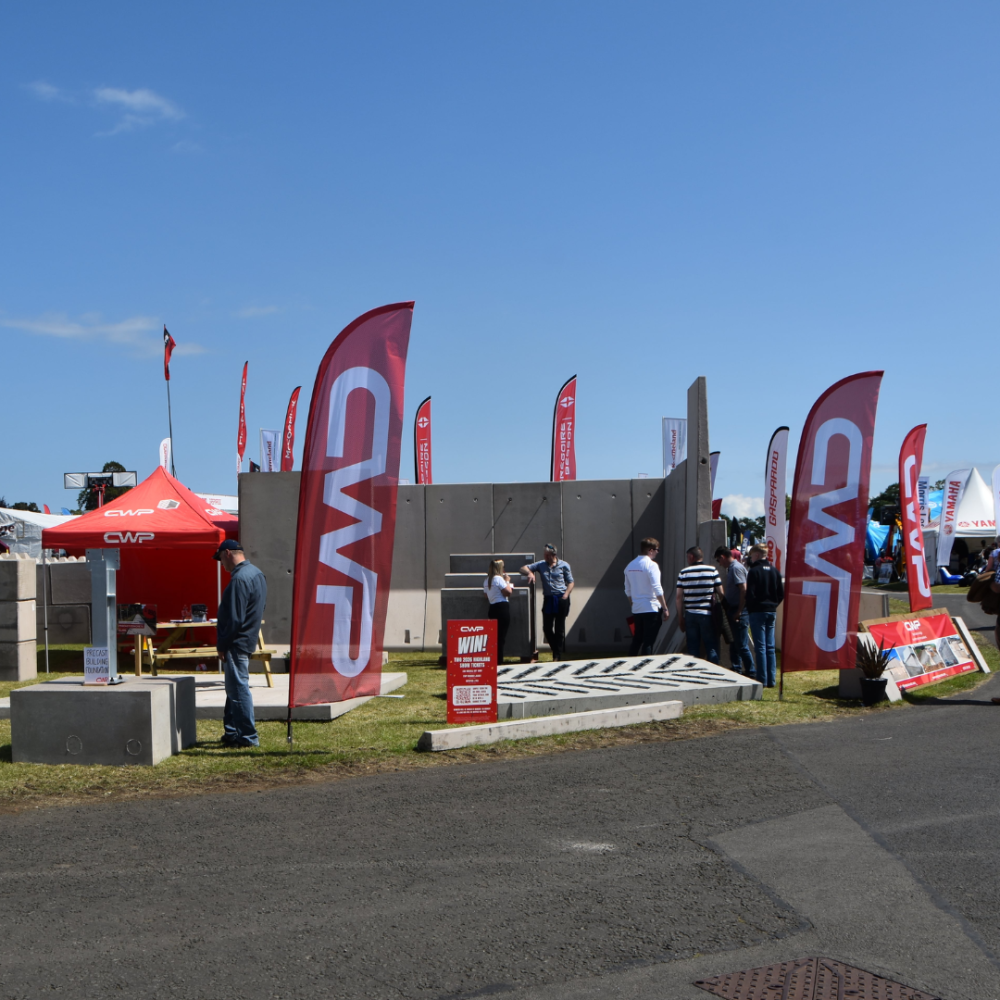The CWP stand at the royal highland show 2025 - showcasing our precast concrete solutions