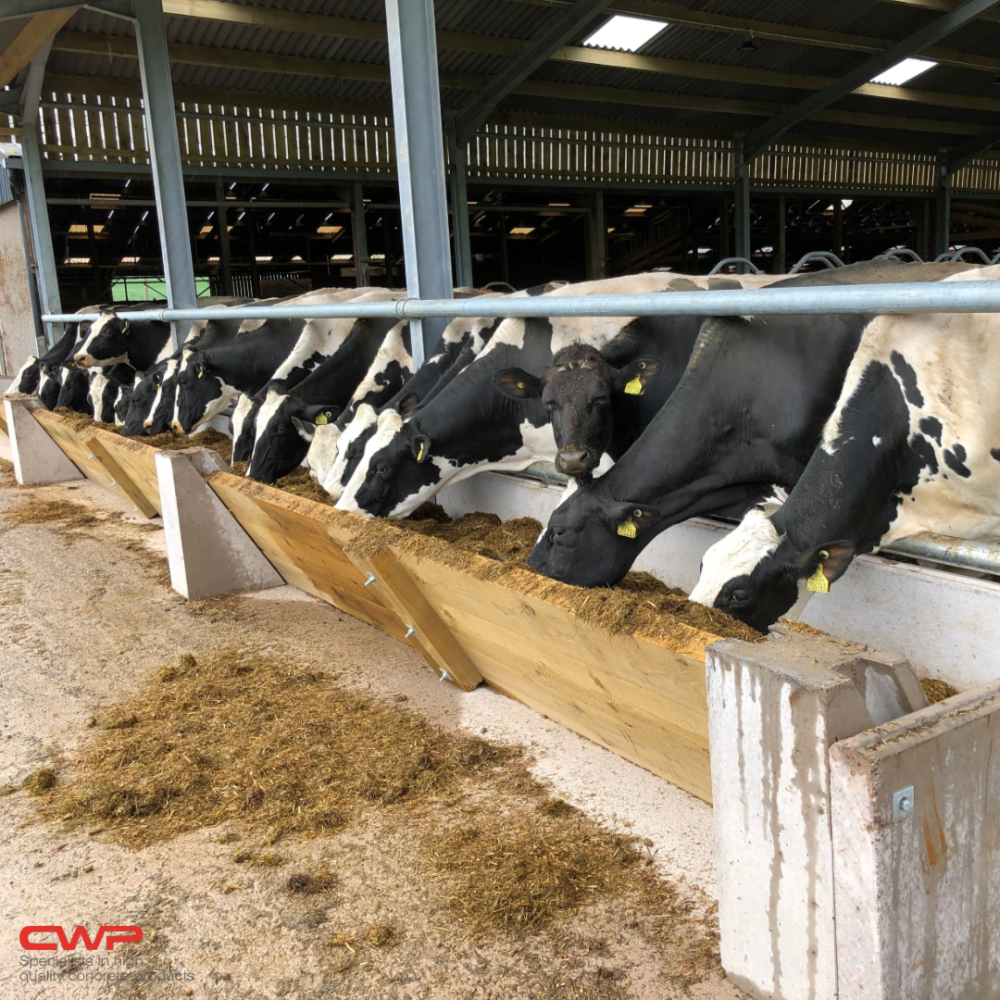 Precast concrete feeder system