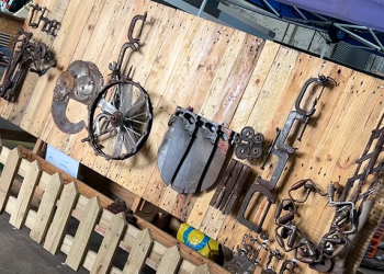 The Rebuild Site CIC shop open sign - welcoming visitors to their Carlisle hub aimed at reducing construction waste. This parnership will help us in our journey towards more sustainable concrete production